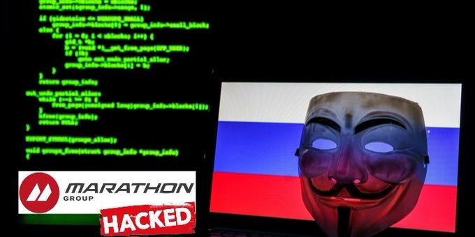 Anonymously hacked and released 62,000 Marathon Group emails